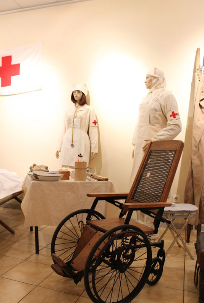 Ambulance vue de l'intérieur (1939 -1945)